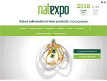 Tablet Screenshot of natexpo.com